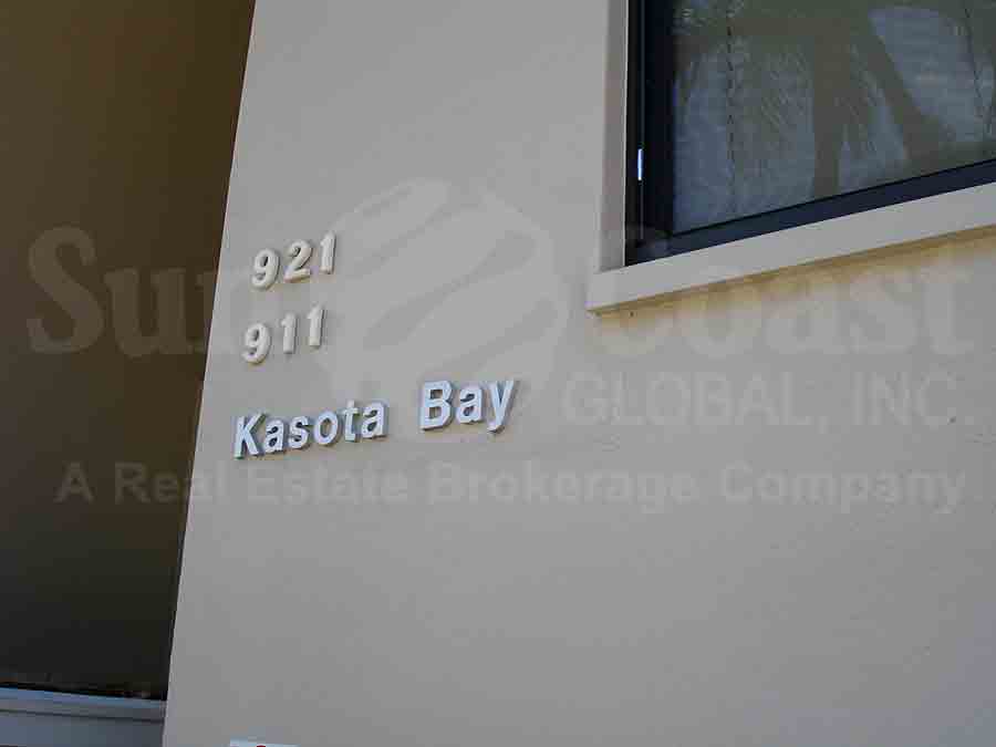 Kasota Bay Signage